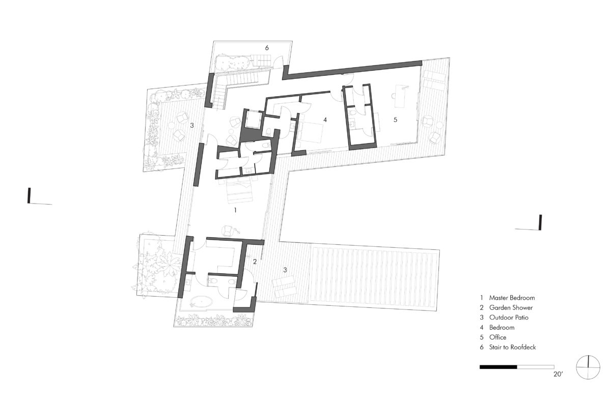 Seagrape Residence Architectural Floor Plan Drawing