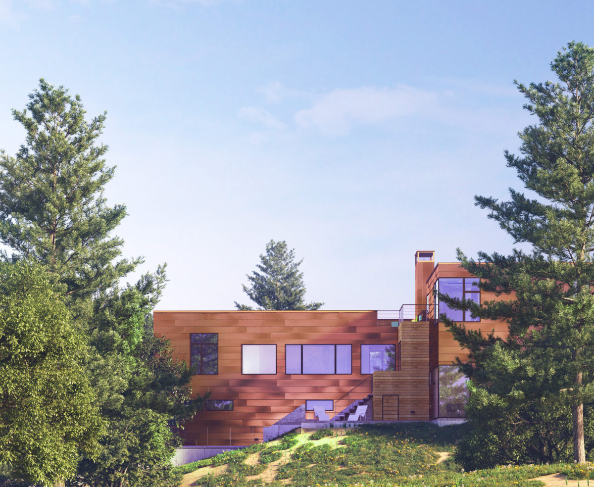 Dune House Copper Siding Contemporary House