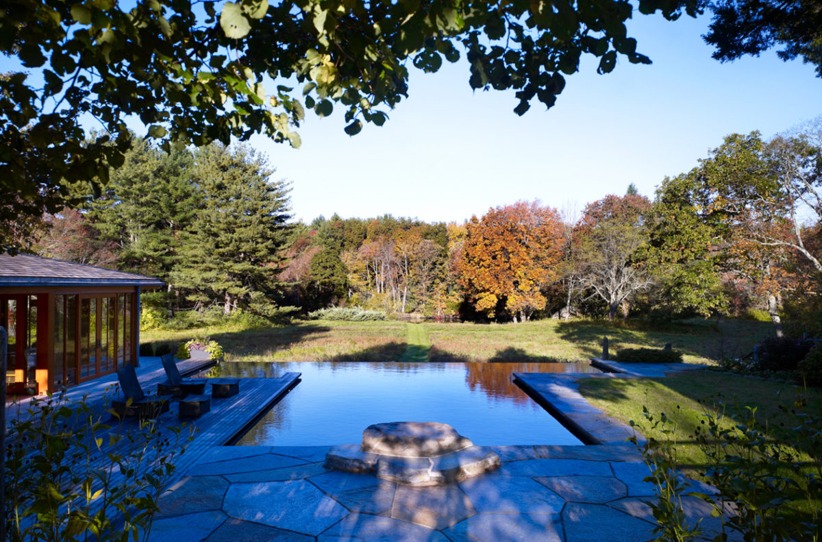 New England Custom Stone Endless Pool