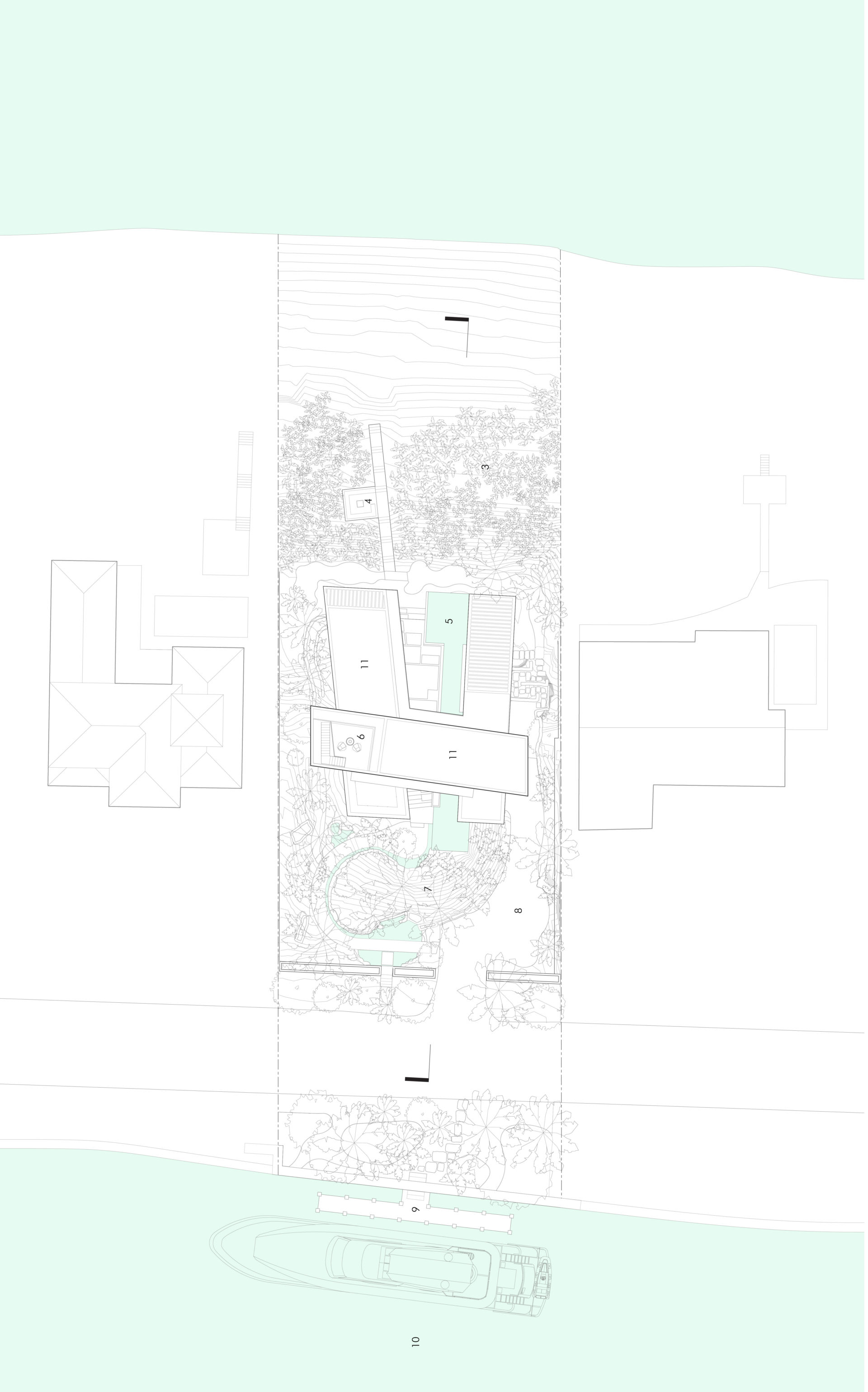 Seagrape Residence Architecture Plan Drawing