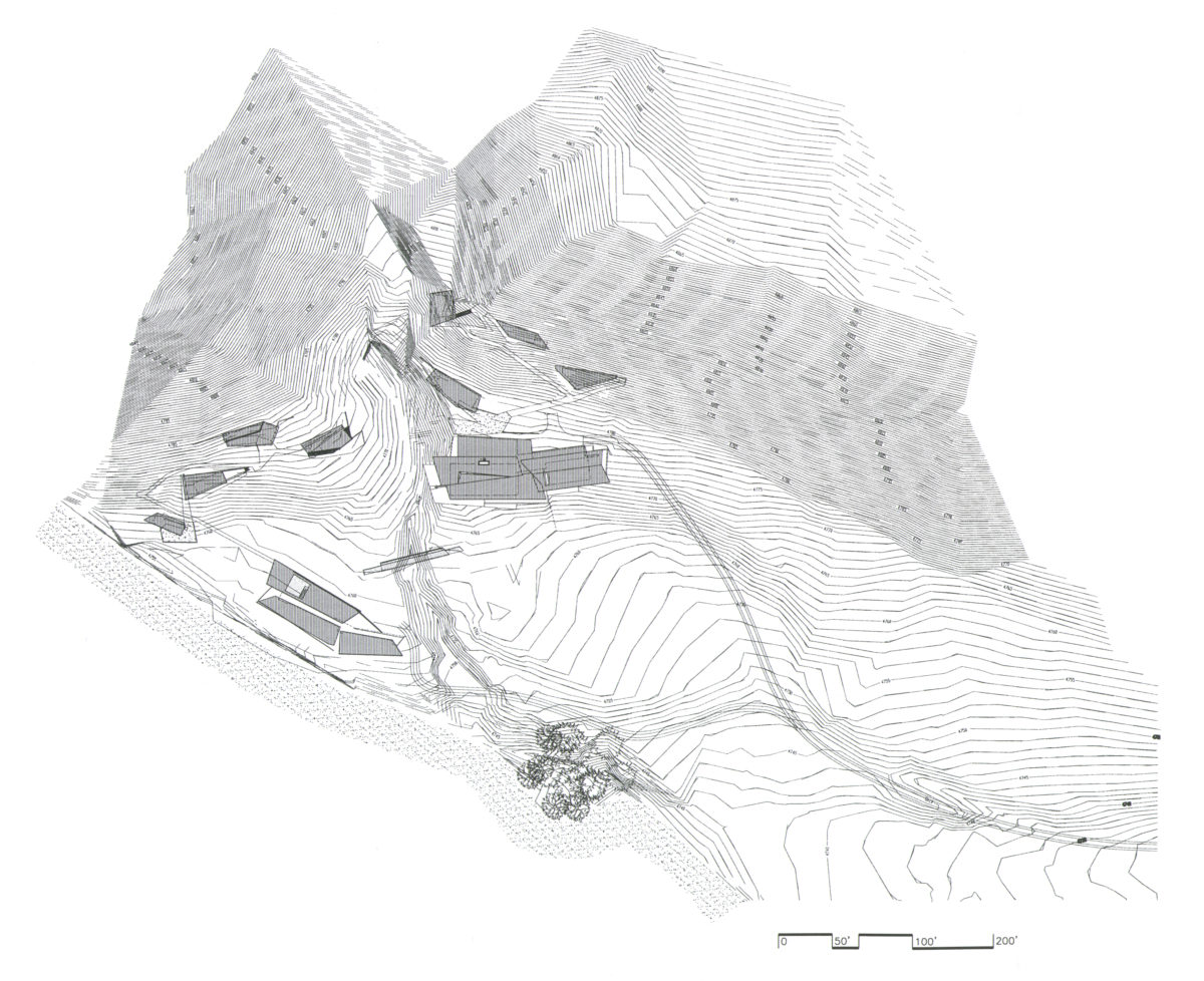 Camp Paint Rock Architectural Site Plan Drawing