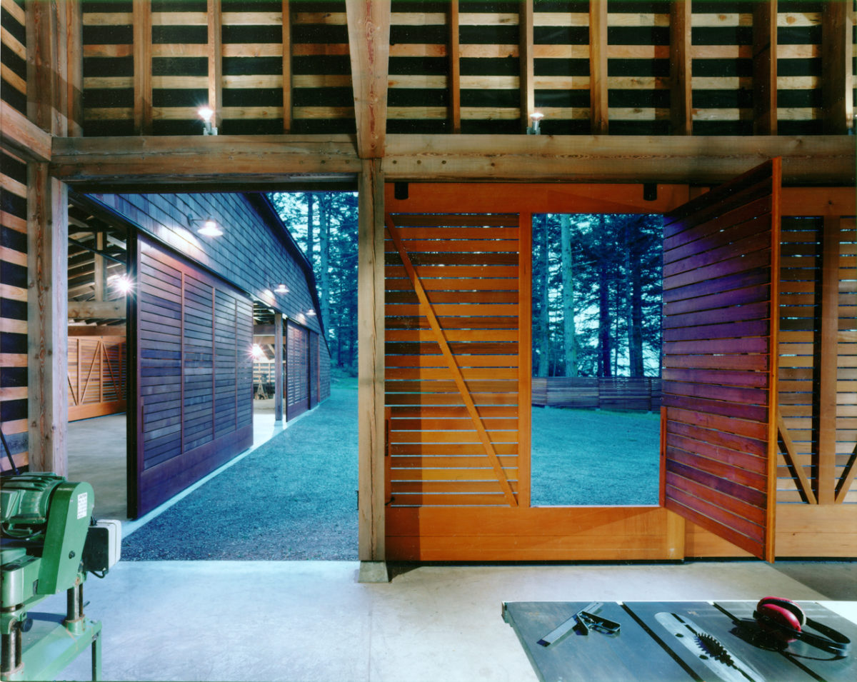 custom wood barn charles rose architects