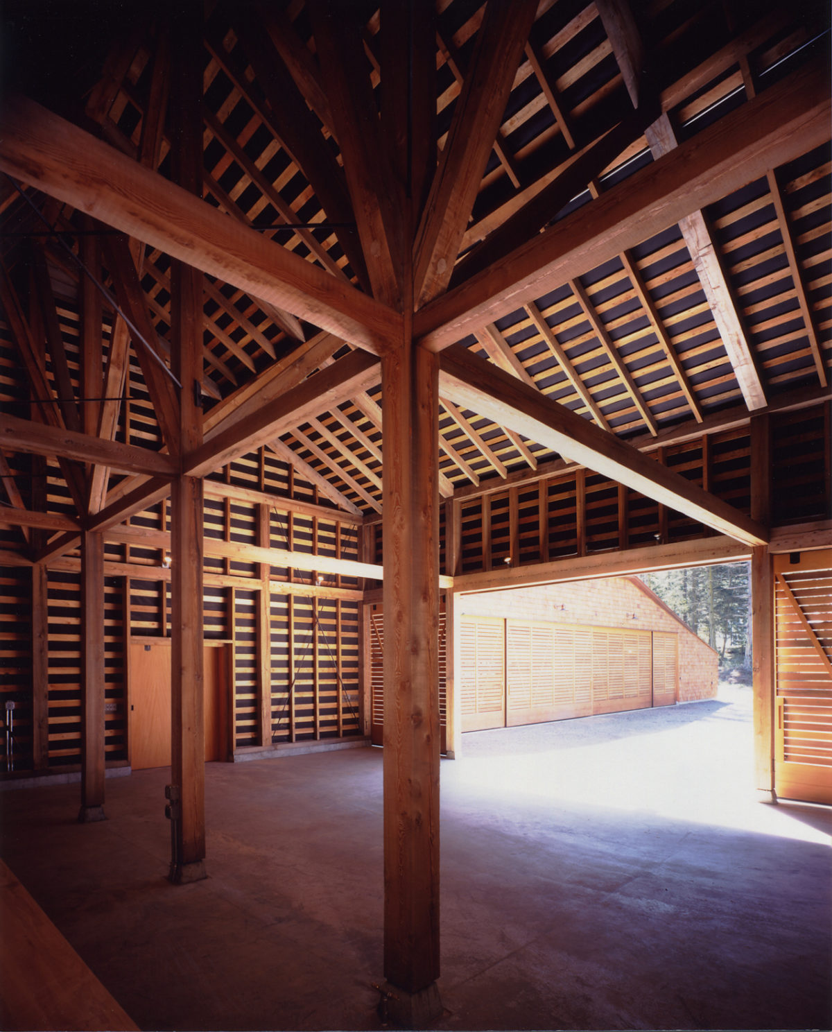 custom wood barn charles rose architects